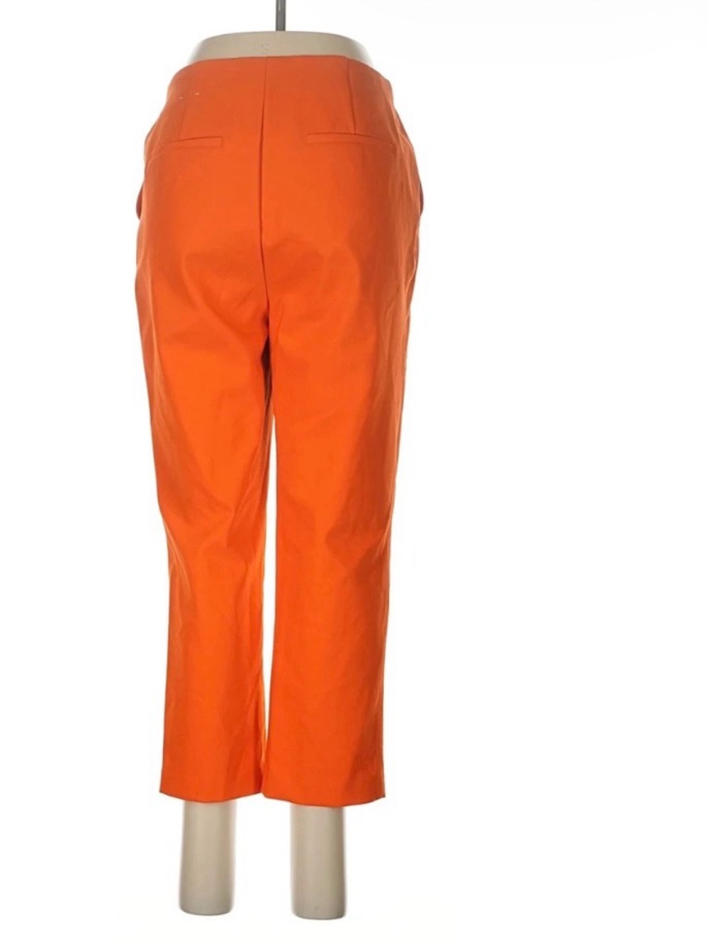 Rachel Zoe Tangerine Orange Ankle pants Pockets 8 - Picture 2 of 8